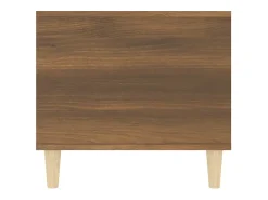 Mesa De Centro| Mesa de centro | Mesa de apoio 90x49x45 cm derivados de madeira carvalho Castanho