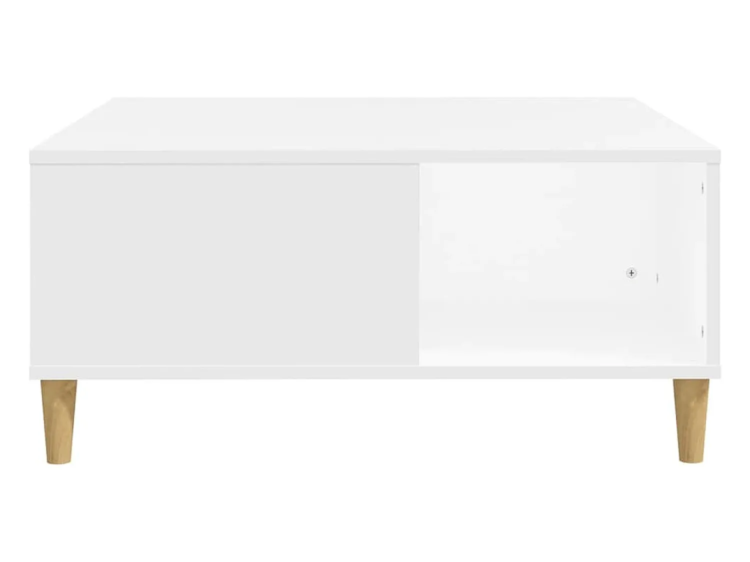 Mesa De Centro| Mesa de centro | Mesa de apoio 80x80x36.5 cm derivados de madeira Branco