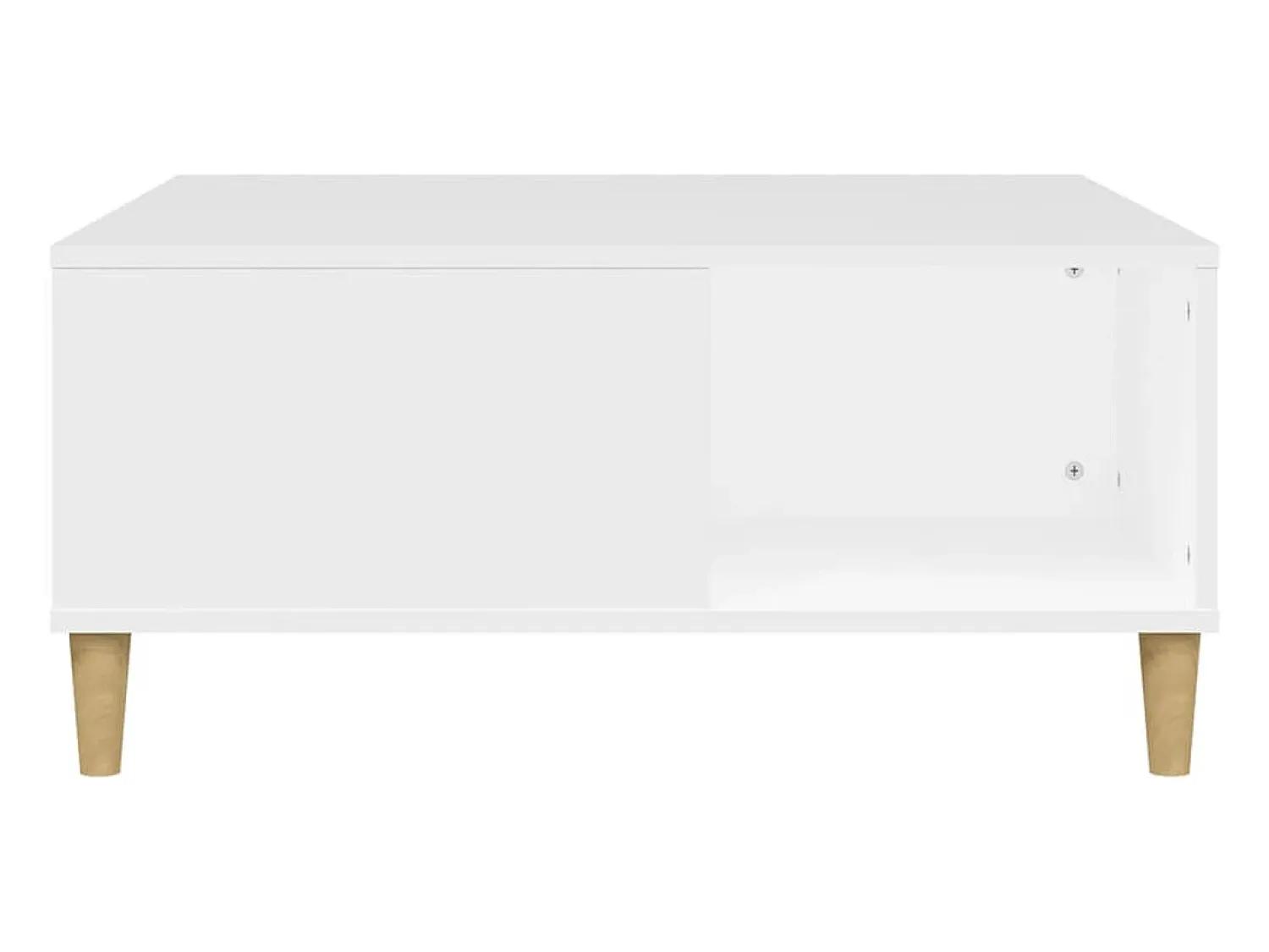 Mesa De Centro| Mesa de centro | Mesa de apoio 80x80x36.5 cm derivados de madeira Branco