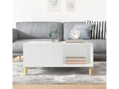 Mesa De Centro| Mesa de centro | Mesa de apoio 80x80x36.5 cm derivados de madeira Branco
