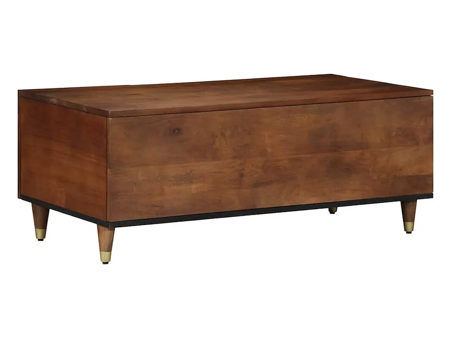 Mesa De Centro| Mesa de centro | Mesa de apoio | Mesa de café mel 100x54x40 cm Castanho