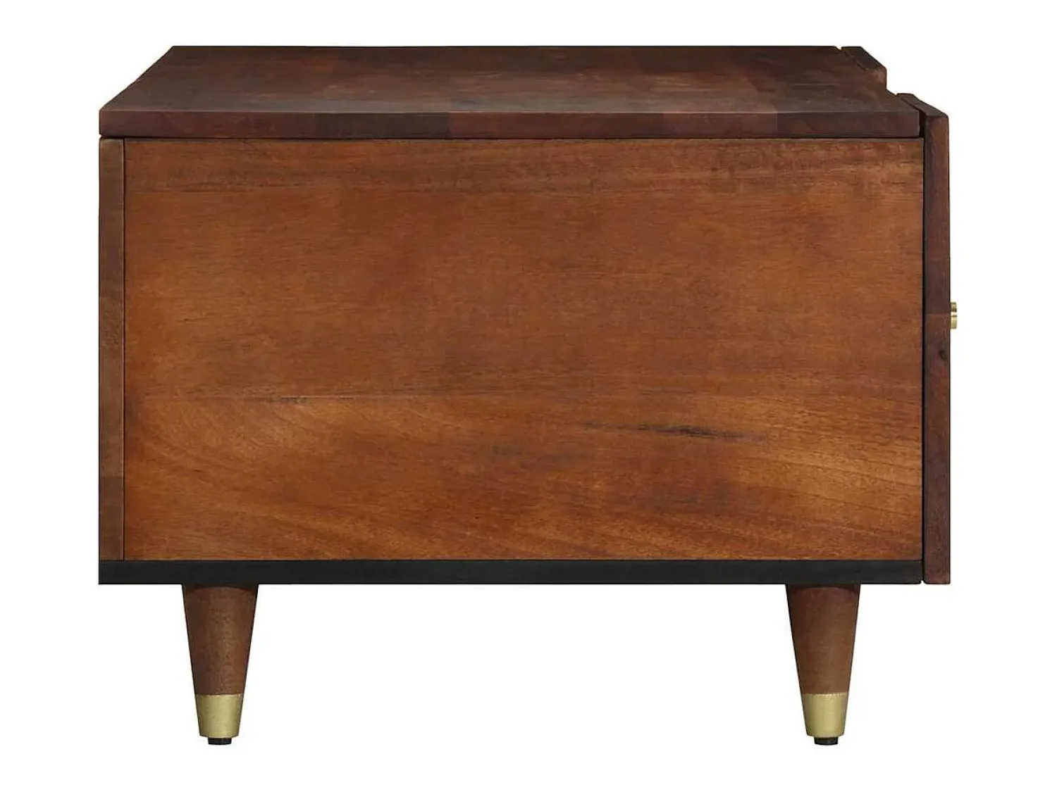 Mesa De Centro| Mesa de centro | Mesa de apoio | Mesa de café mel 100x54x40 cm Castanho