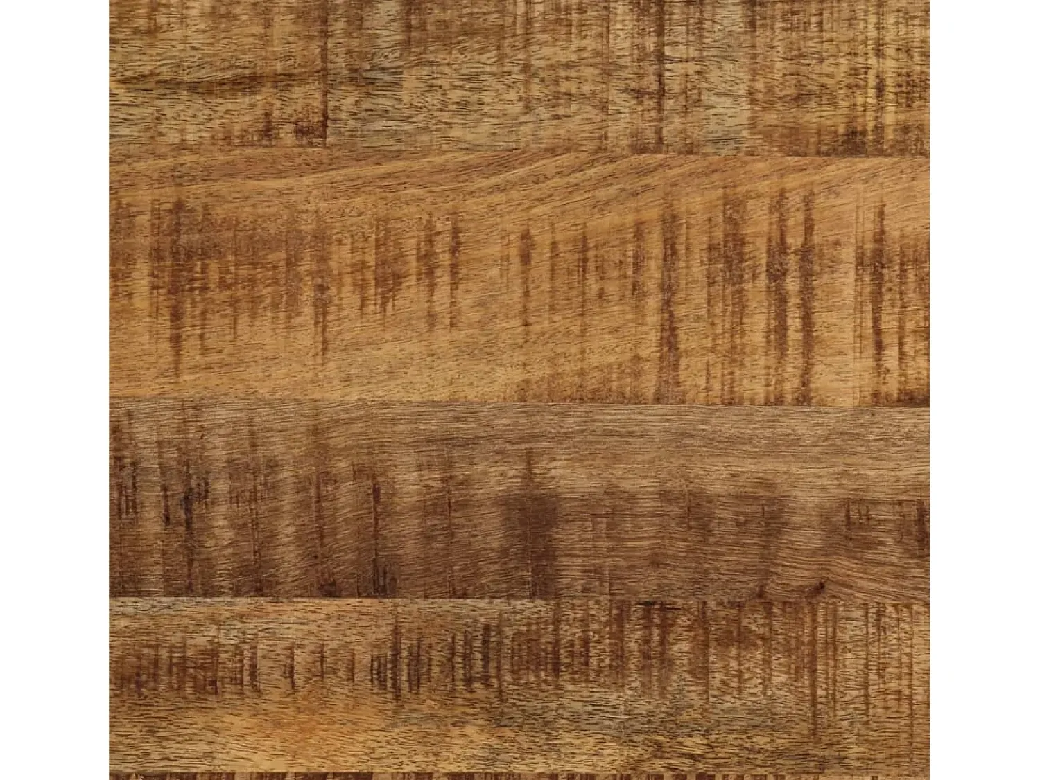 Mesa De Centro| Mesa de centro | Mesa de apoio madeira de mangueira maciça áspera e aço 110 cm Castanho