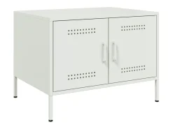 Best Mesa de centro | Mesa de apoio 68x50x50.5 cm aço Branco