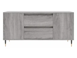 Mesa De Centro* Mesa de centro | Mesa de apoio derivados de madeira sonoma cinza Cinzento