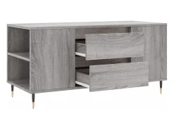 Mesa De Centro* Mesa de centro | Mesa de apoio derivados de madeira sonoma cinza Cinzento