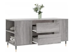 Mesa De Centro* Mesa de centro | Mesa de apoio derivados de madeira sonoma cinza Cinzento