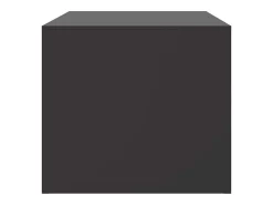 Mesa De Centro* Mesa de centro | Mesa de apoio 67x50x44 cm aço Preto