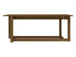 Mesa De Centro| Mesa de centro | Mesa de apoio 110x55x45 cm pinho maciço mel Castanho