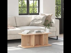 Discount Mesa de centro | Mesa de apoio Natural 80x39.5x33.5 cm Castanho