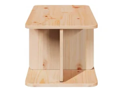 Discount Mesa de centro | Mesa de apoio Natural 80x39.5x33.5 cm Castanho
