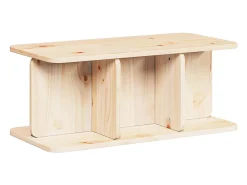 Discount Mesa de centro | Mesa de apoio Natural 80x39.5x33.5 cm Castanho