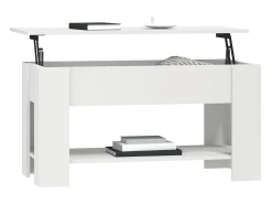 Best Mesa de centro | Mesa de apoio 101x49x52 cm madeira processada Branco