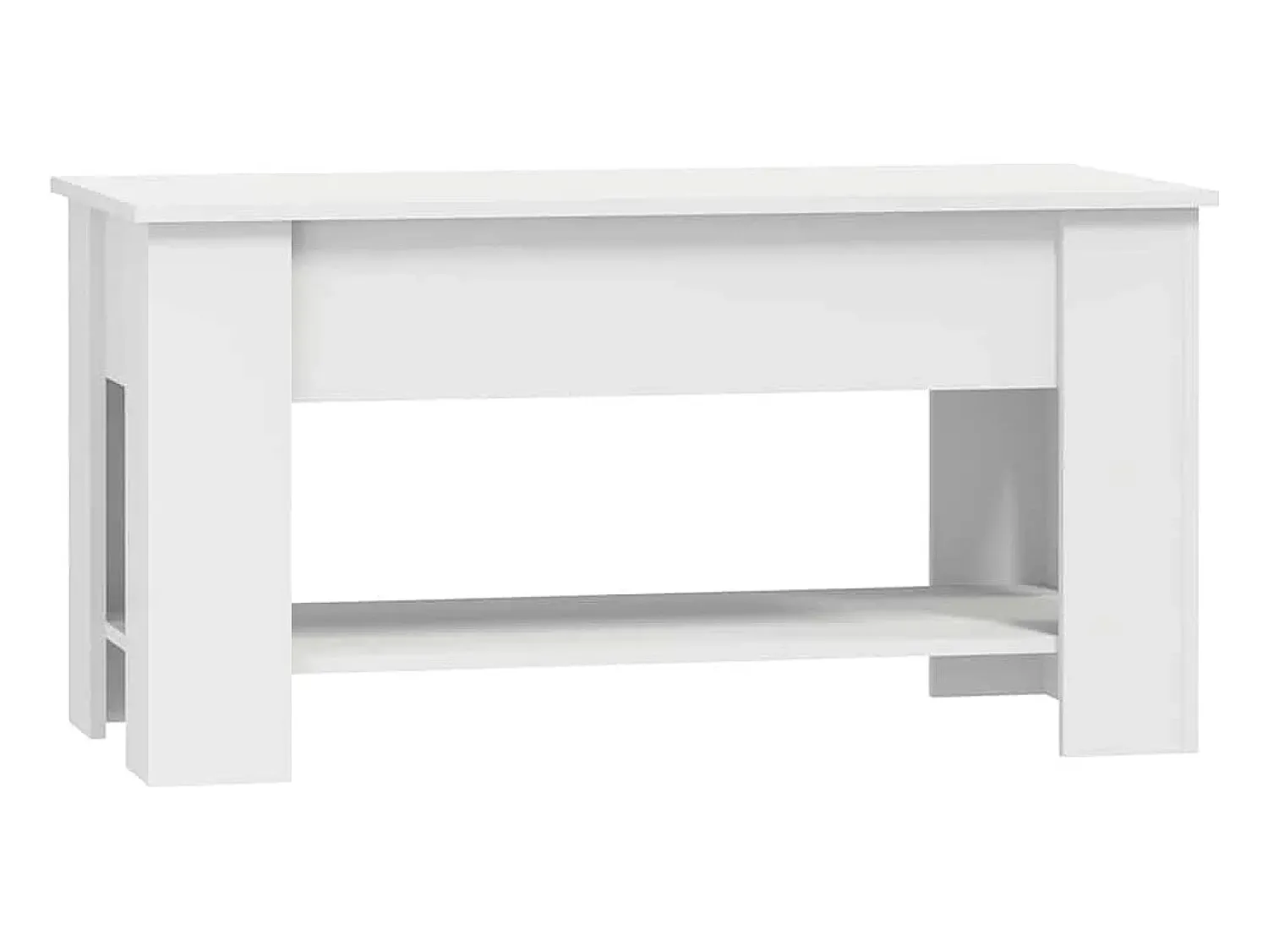 Best Mesa de centro | Mesa de apoio 101x49x52 cm madeira processada Branco