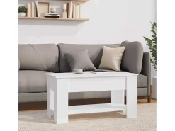 Best Mesa de centro | Mesa de apoio 101x49x52 cm madeira processada Branco