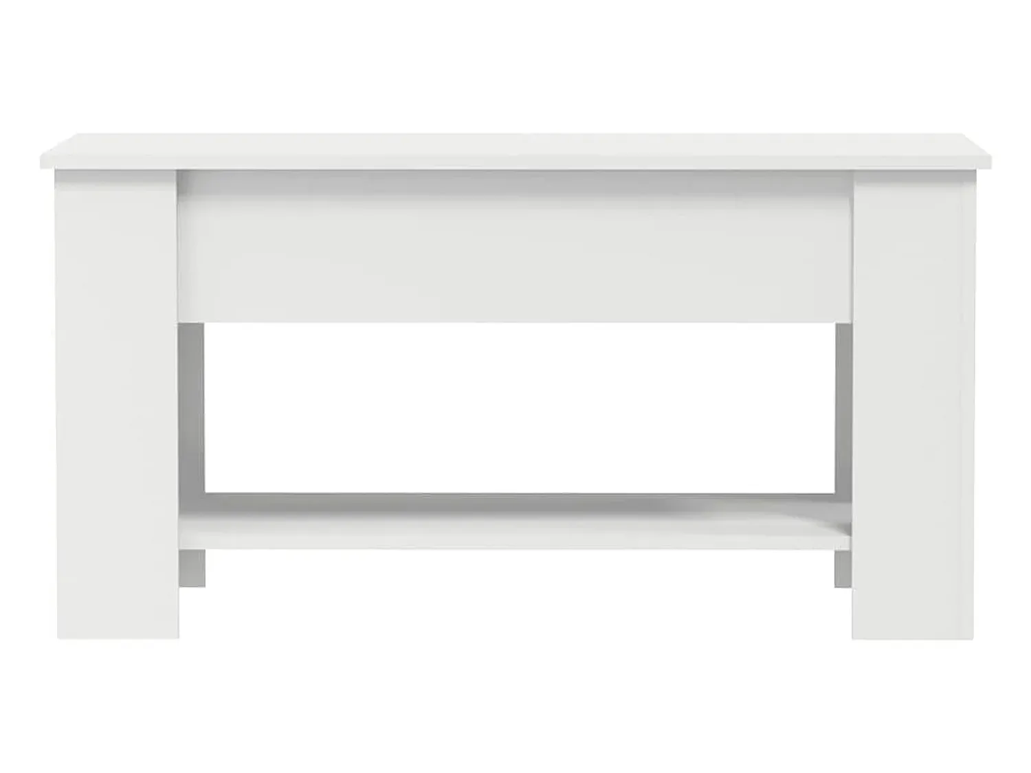 Best Mesa de centro | Mesa de apoio 101x49x52 cm madeira processada Branco