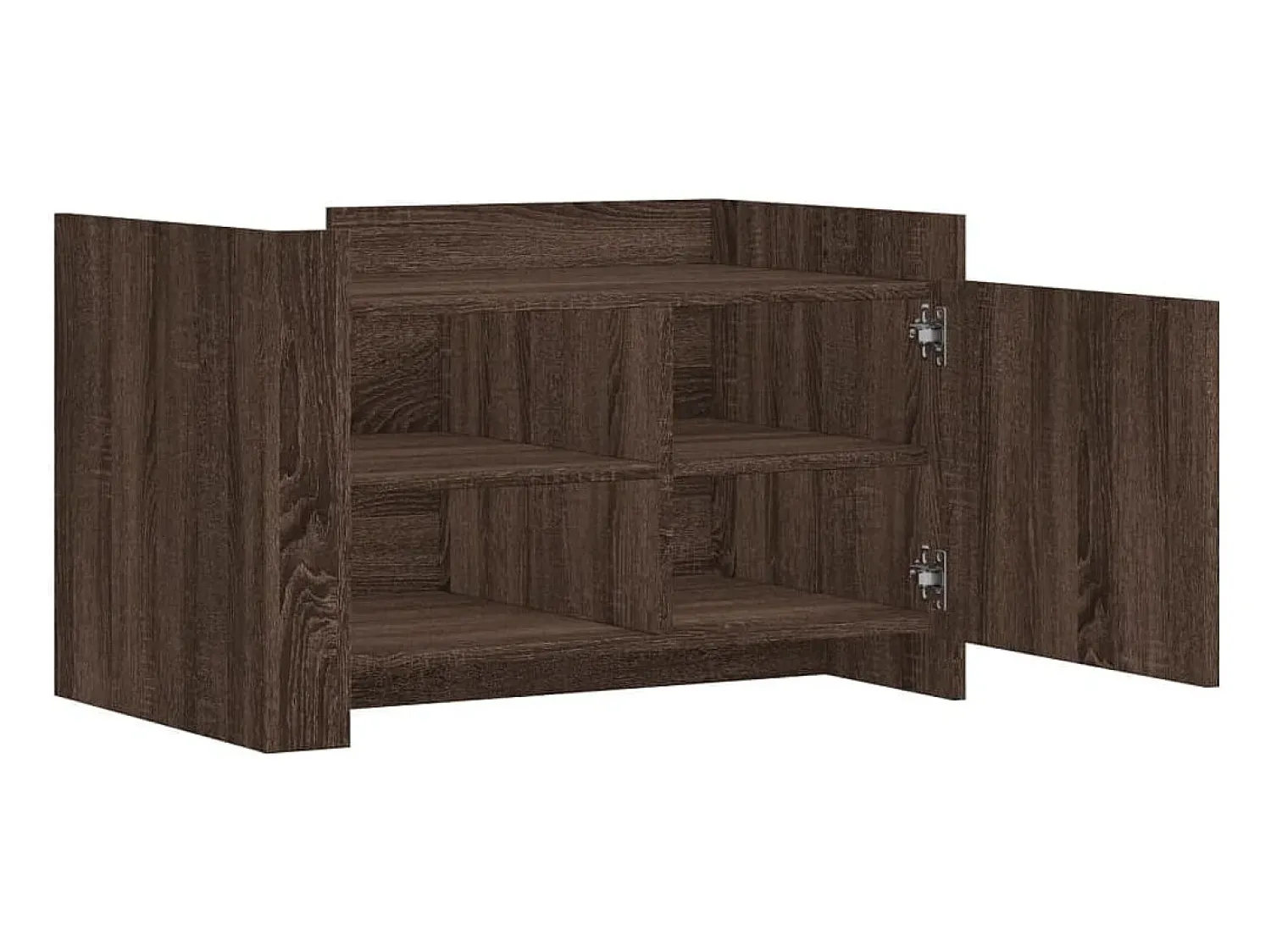 Mesa de centro | Mesa de apoio 80x50x50 cm derivados madeira carvalho^ Mesa De Centro