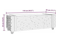 Clearance Mesa de centro | Mesa de apoio | Mesa de café 110x45x35 cm madeira maciça teca Castanho