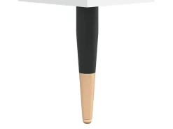 Best Mesa de centro | Mesa de apoio | Mesa de café 50x46x50 derivados de madeira Branco