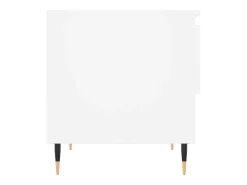 Best Mesa de centro | Mesa de apoio | Mesa de café 50x46x50 derivados de madeira Branco