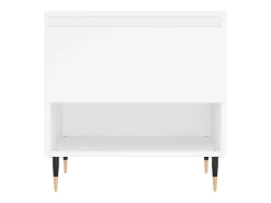 Best Mesa de centro | Mesa de apoio | Mesa de café 50x46x50 derivados de madeira Branco