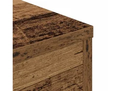 Mesa De Centro* Mesa de centro | Mesa de apoio 55x55x30 cm derivados de madeira madeira velha Castanho