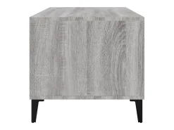 Mesa De Centro| Mesa de centro | Mesa de apoio 90x49x45 cm derivados de madeira sonoma Cinzento