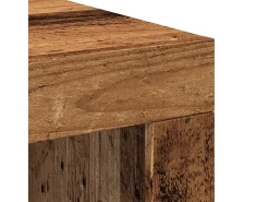 Mesa de centro | Mesa de apoio | Mesa de café 102x50x35 cm derivados de madeira madeira velha^ Mesa De Centro