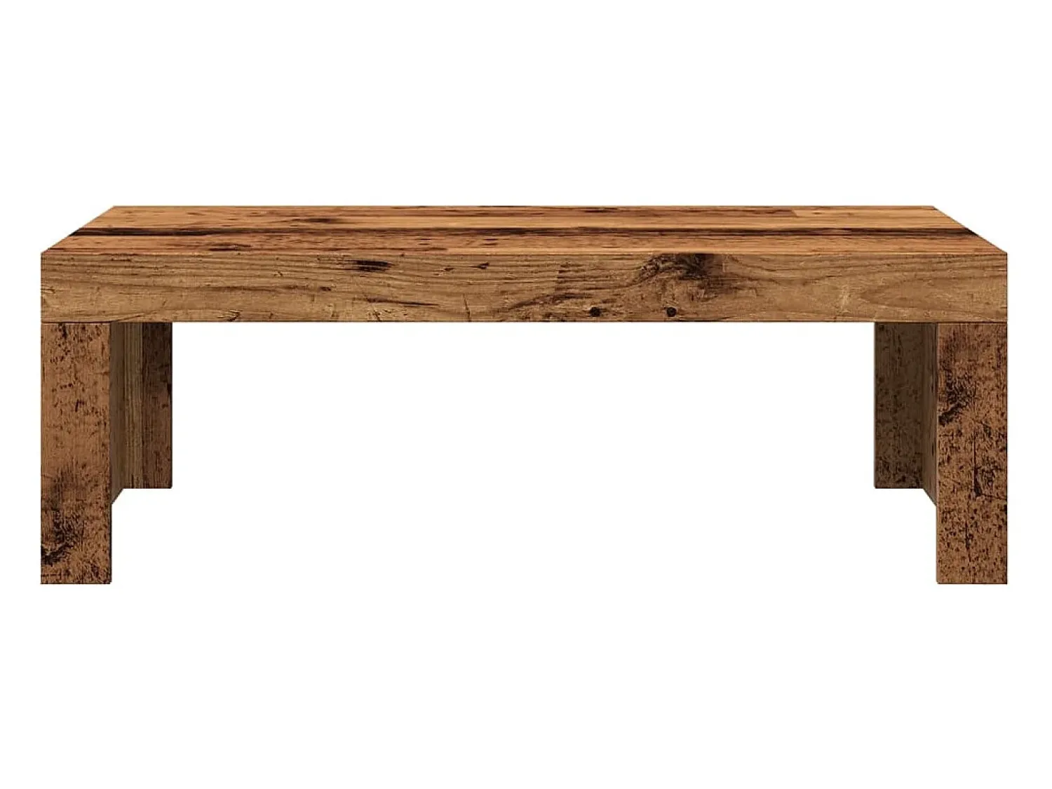 Mesa de centro | Mesa de apoio | Mesa de café 102x50x35 cm derivados de madeira madeira velha^ Mesa De Centro