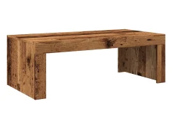Mesa de centro | Mesa de apoio | Mesa de café 102x50x35 cm derivados de madeira madeira velha^ Mesa De Centro