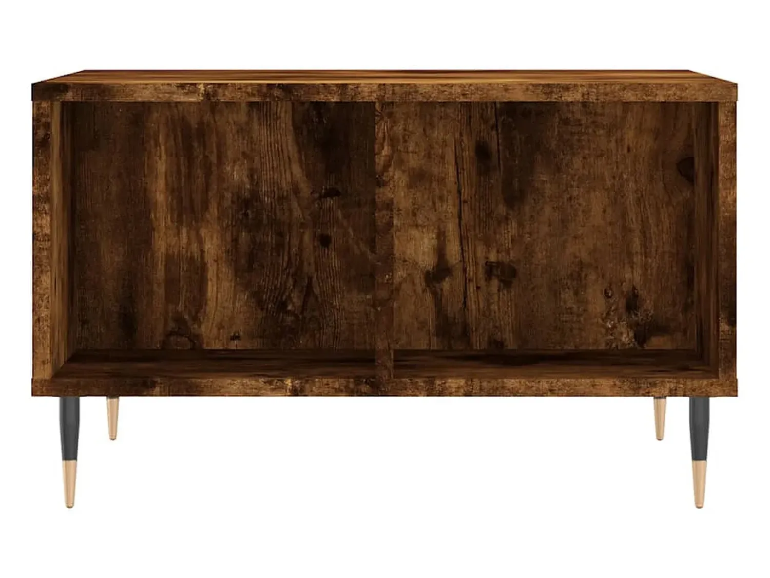 Online Mesa de centro | Mesa de apoio 60x50x36.5 cm derivados madeira carvalho fumado Castanho
