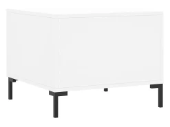 Hot Mesa de centro | Mesa de apoio 50x50x40 cm derivados de madeira Branco
