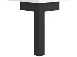 Hot Mesa de centro | Mesa de apoio 50x50x40 cm derivados de madeira Branco