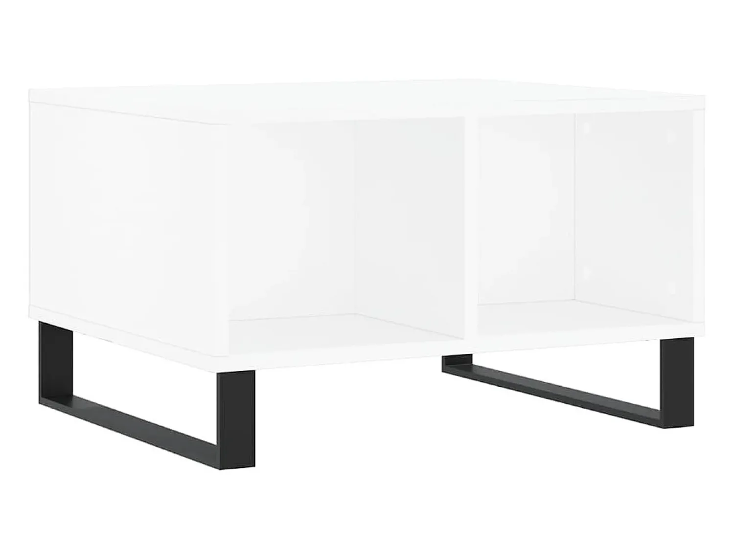 Mesa de centro | Mesa de apoio 60x50x36.5 cm derivados de madeira^ Mesa De Centro