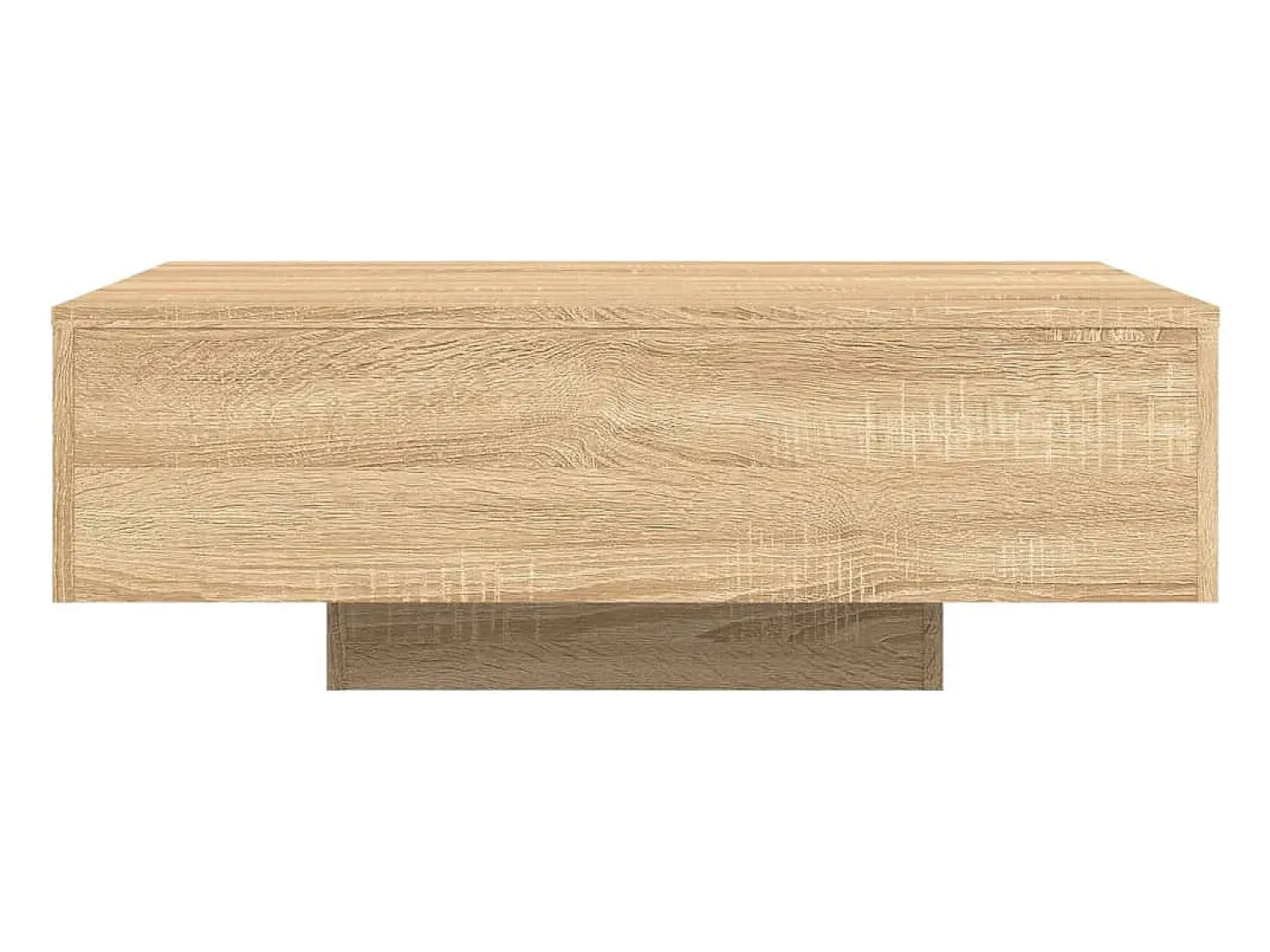 Mesa de centro | Mesa de apoio | Mesa de café com luzes LED 85x55x31 cm carvalho sonoma^ Mesa De Centro
