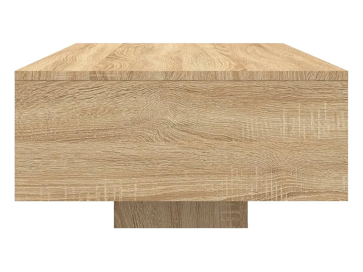 Mesa de centro | Mesa de apoio | Mesa de café com luzes LED 85x55x31 cm carvalho sonoma^ Mesa De Centro