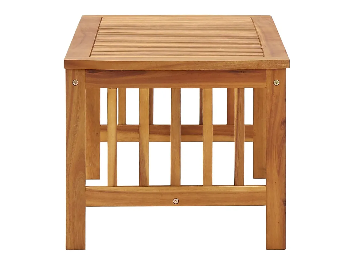 Mesa De Centro| Mesa de centro | Mesa de apoio | Mesa de café 102x50x43 cm madeira de acácia maciça Castanho
