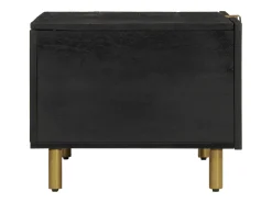 Online Mesa de centro | Mesa de apoio 80x50x40 cm derivados de madeira Preto