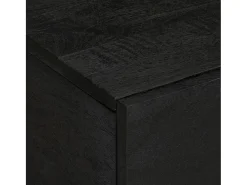 Online Mesa de centro | Mesa de apoio 80x50x40 cm derivados de madeira Preto