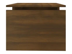 Mesa de centro | Mesa de apoio 68x50x38 cm derivados de madeira carvalho^ Mesa De Centro