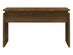 Mesa de centro | Mesa de apoio 68x50x38 cm derivados de madeira carvalho^ Mesa De Centro