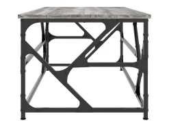 Online Mesa de centro | Mesa de apoio 100x50x40cm derivados de madeira sonoma Cinzento