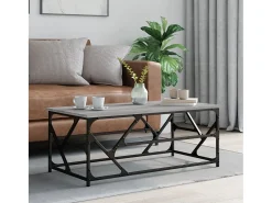 Online Mesa de centro | Mesa de apoio 100x50x40cm derivados de madeira sonoma Cinzento