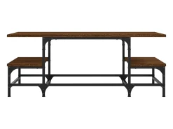 Sale Mesa de centro | Mesa de apoio 100x50.5x40 cm deriv. madeira carvalho Castanho