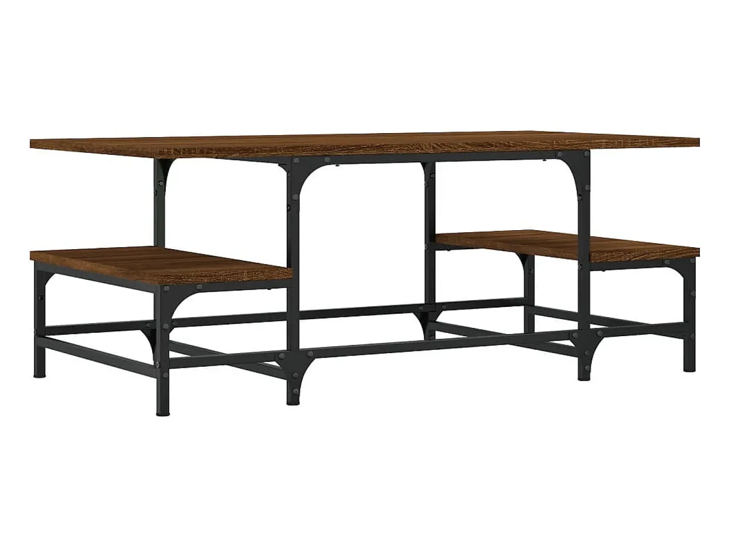 Sale Mesa de centro | Mesa de apoio 100x50.5x40 cm deriv. madeira carvalho Castanho
