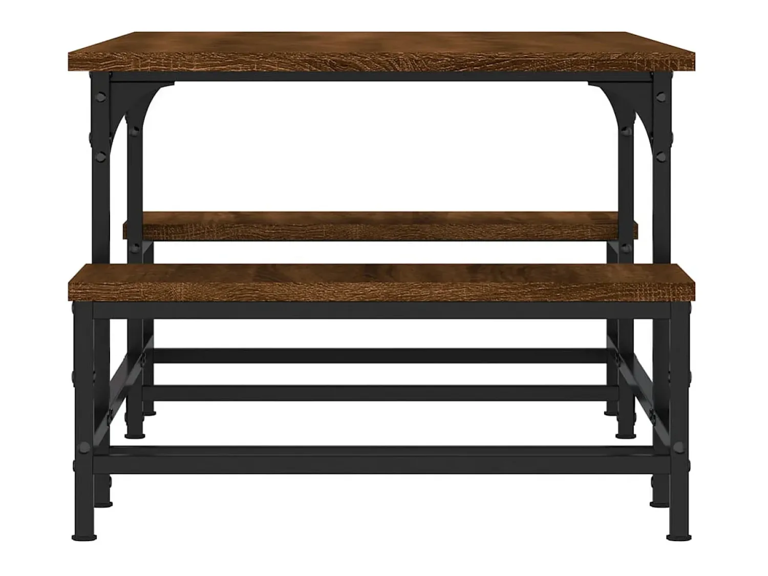 Sale Mesa de centro | Mesa de apoio 100x50.5x40 cm deriv. madeira carvalho Castanho