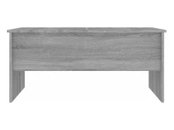 Mesa De Centro| Mesa de centro | Mesa de apoio 102x50.5x46.5 cm madeira processada sonoma cinza Cinzento