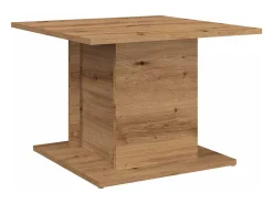 Mesa De Centro* Mesa de centro | Mesa de apoio 55.5x55.5x40cm derivados madeira carvalho artisiano Castanho