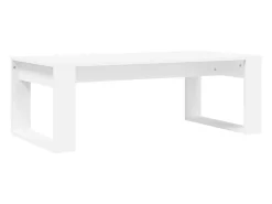 Mesa De Centro| Mesa de centro | Mesa de apoio 102x50x35 cm derivados de madeira Branco