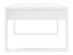 Mesa De Centro| Mesa de centro | Mesa de apoio 102x50x35 cm derivados de madeira Branco